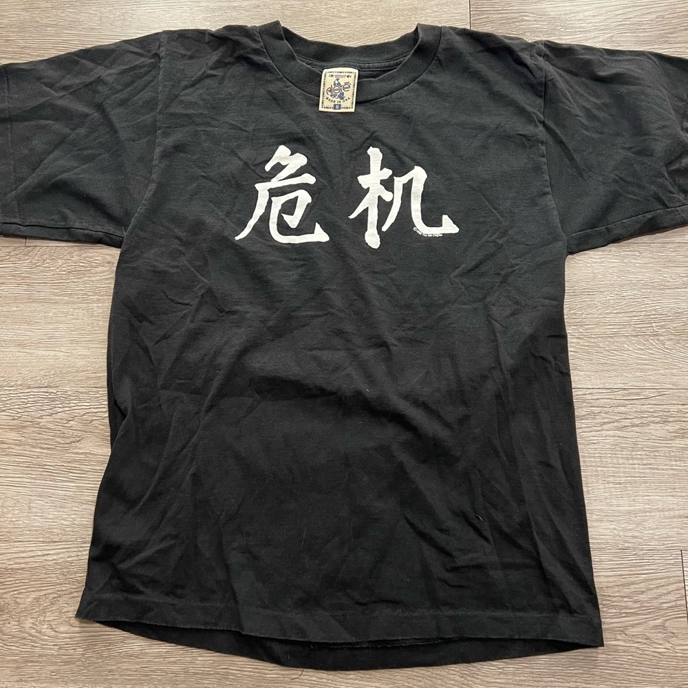 Anvil Black and White Short Sleeve Tee